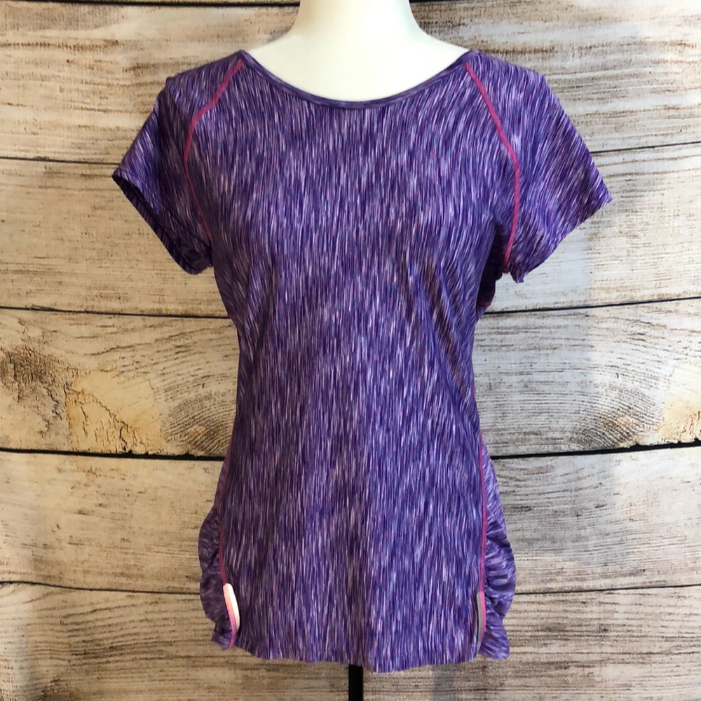 Athleta Pop Space Dye Running Top